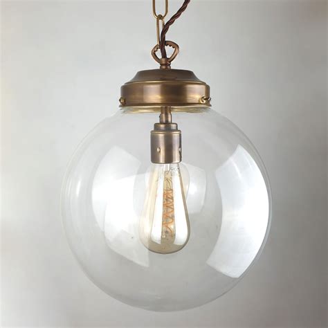 Clear Glass Globe Pendant E2 Contract Lighting