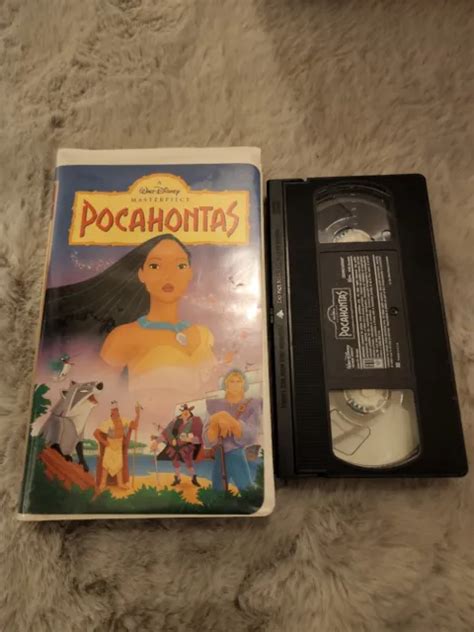 POCAHONTAS VHS 1996 A Walt Disney Masterpiece Film Clam Shell Case