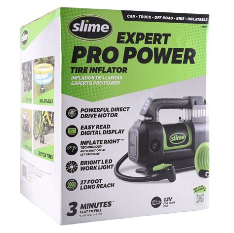 Slime Expert Pro Power 12 Volt Tire Inflator 40078