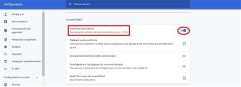 Cómo se pueden activar los subtítulos automáticos de Google Chrome