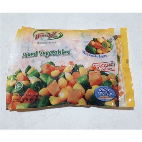 Jual Bras Pro Mixed Vegetables Gr Shopee Indonesia