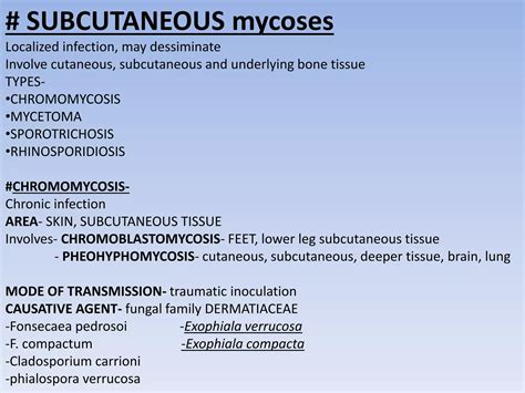 Mycotic(fungal) Infections | PPTX