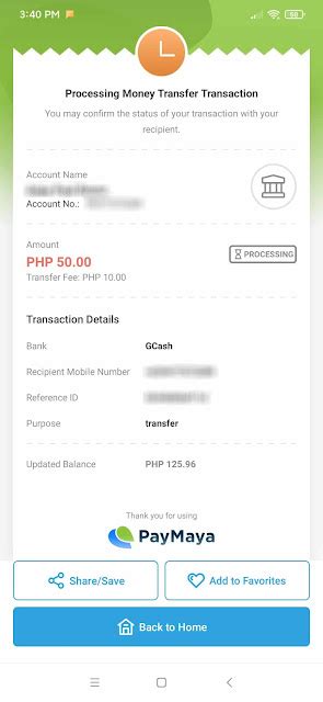 How To Transfer Funds From Paymaya To Gcash