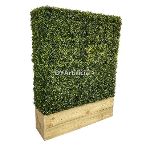 Artificial Boxwood Hedge with Root in Cuboid - DYArtificial