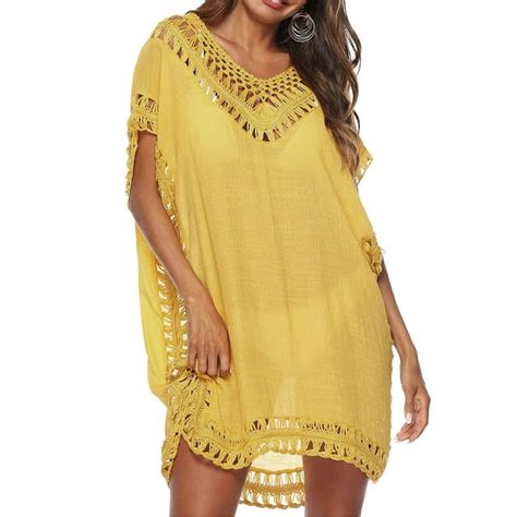 Swimsuit Cover Up For Women Plus Size Bathing Suit Cover Up Crochet