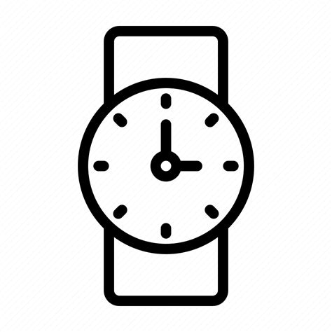 Clock Time Watch Wristwatch Icon Download On Iconfinder