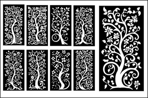 Elegant Laser Cut Decorative Panel Set Intricate Designs for Modern ...