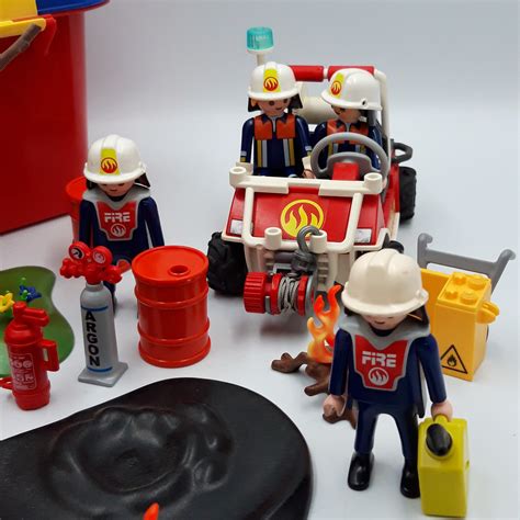 Playmobil Lot De 2 Quads Pompier Secours Avec Les Accessoires 21