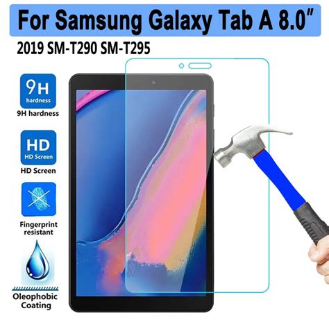 Película De Vidrio Templado 9h Para Tableta Samsung Galaxy Tab A 8 0