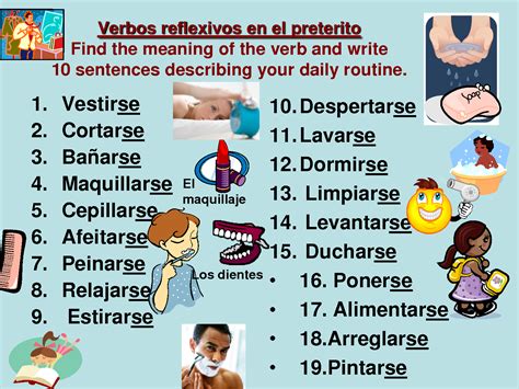 Verbos Reflexivos Espanol Learningapps