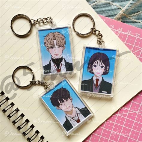 KeyChain Anime Webtoon Operation True Love Go Eunhyuk Shim Soo Ae Baek