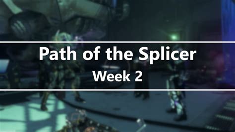 Destiny 2 Path Of The Splicer Week 2 Dialogue And Lore Youtube