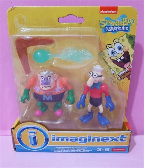 Imaginext Homem Sereia E Mexilhãozinho Bob Esponja Mercado Livre