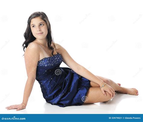 Pretty Young Teen in Formalwear Stock Image - Image of bracelett, smile ...