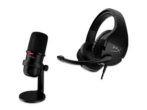 Hyperx Solocast Usb Microphone Hyperx Cloud Stinger S Gaming Headset Bundle