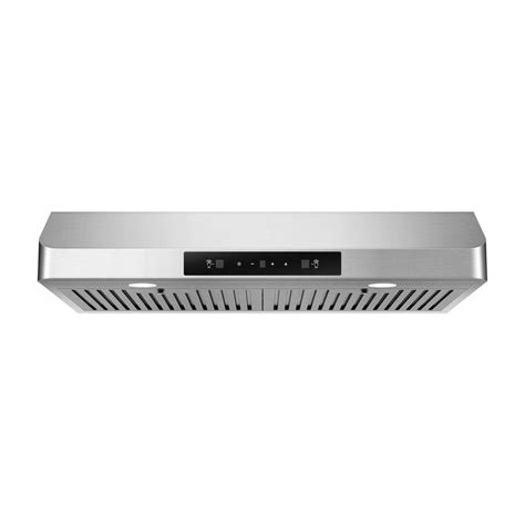 30 in. 135 CFM Ducted Under Cabinet Range Hood in Stainless Steel ...