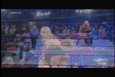 Angelina Love Gail Kim Brittany And Odb Knockouts Match Video