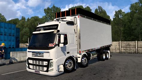 Volvo FH Puxe dó Baú Refrigerador Mapa American Brasil YouTube