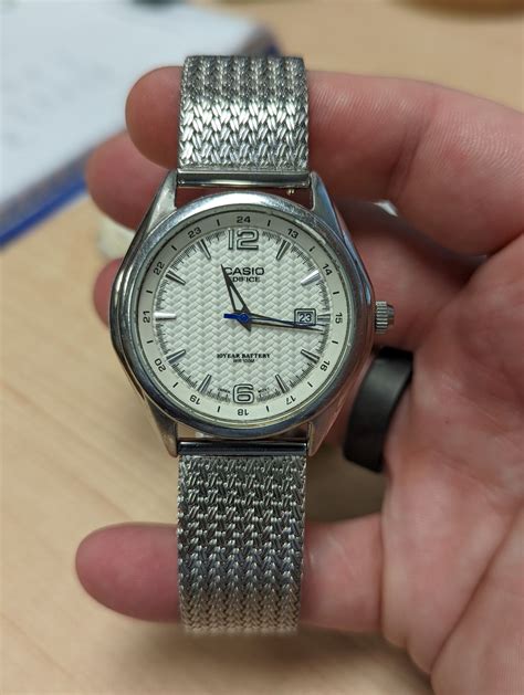 Casio Edifice EF-121 used, cleaned (was disgusting), new battery and ...