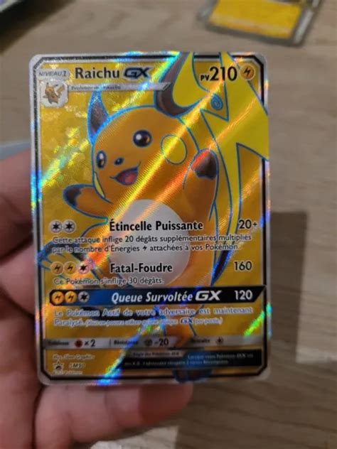 Carte Pokemon Raichu Gx Fa Sm Promo Coffret L Gendes Brillantes Sl