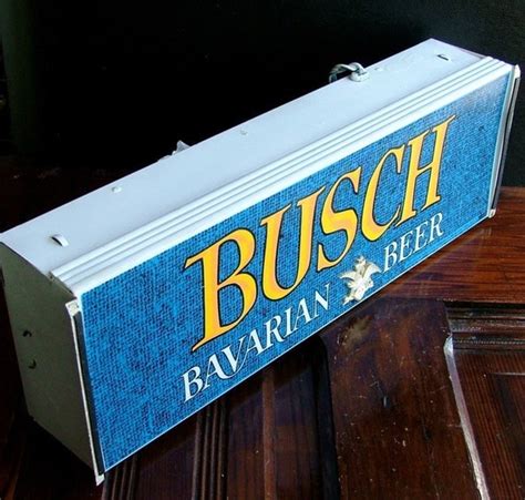 Vintage Busch Bavarian Beer Lighted Sign