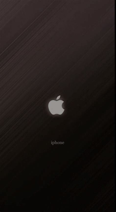 An Apple Logo Is Shown On The Side Of A Black Wallpapered Phone Case