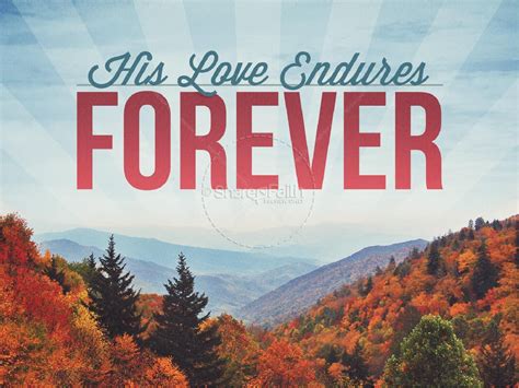 His Love Endures Forever Ministry PowerPoint | Fall Thanksgiving ...