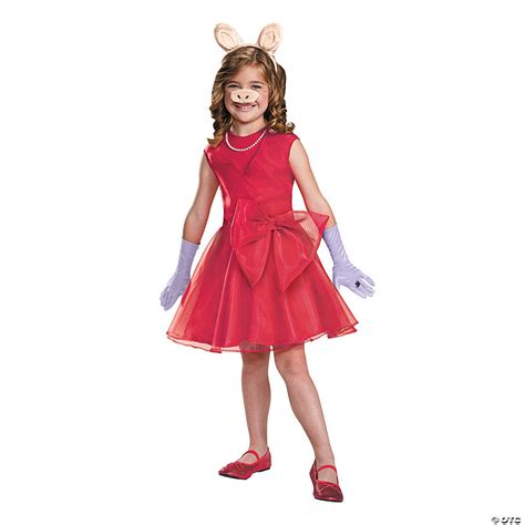 Girl's Miss Piggy Costume - Medium