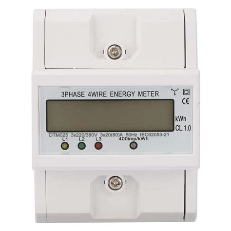 Buy Electric Power Meter 220 380V 20 80A Energy Consumption Digital