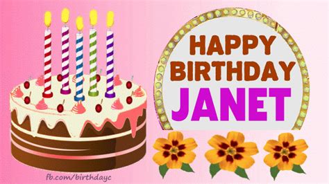 Happy Birthday Janet Gif | Birthday Greeting | birthday.kim