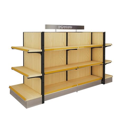 China Premium 4-Side Wood Retail Gondola Units Racking System Manufacturer and Supplier | HICON