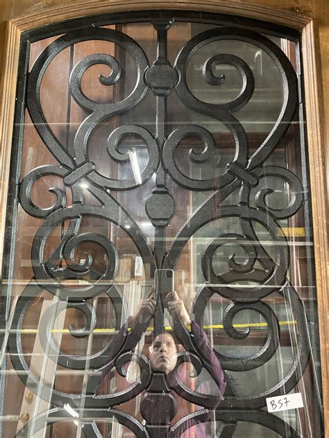 Glass Exterior Door Metal Decoration BS7 - The ReUse People