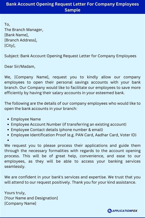 (9+ Samples) - Application for Opening Bank Account