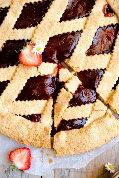 Italian Crostata Jam Tart Inside The Rustic Kitchen