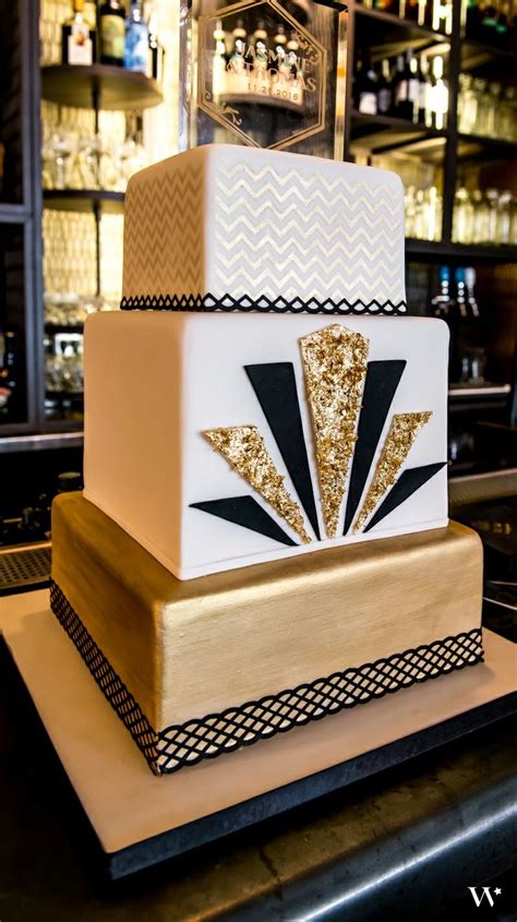 Art Deco Wedding Cakes — Art Deco Style