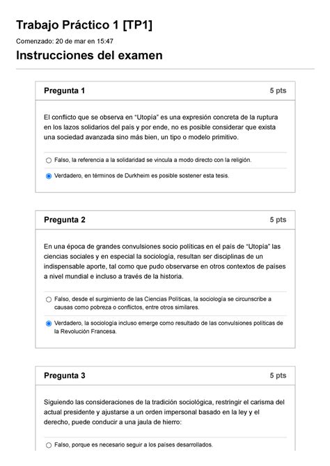 Examen Trabajo Pr Ctico Tp Sociologia General Trabajo