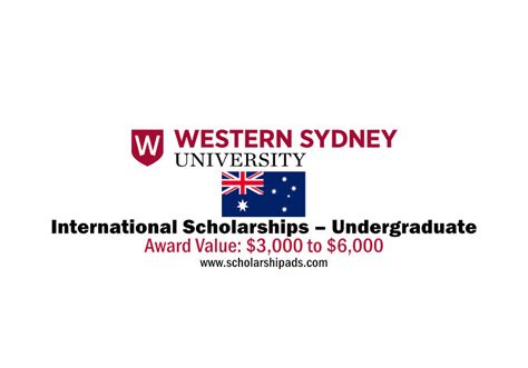 Western Sydney International Scholarships Undergraduate Australia