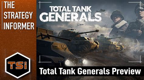 Total Tank Generals Preview Prerelease Demo Gameplay YouTube