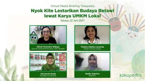 Rayakan HUT DKI Jakarta Ke 494 Dua UMKM Ini Lestarikan Budaya Betawi