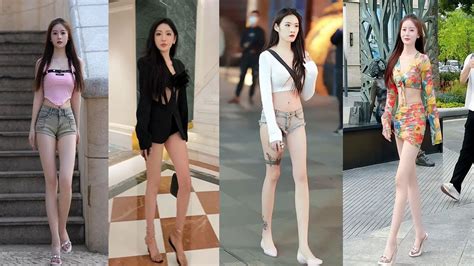 Mejores Street Fashion Tik Tok Hottest Chinese Girls Street