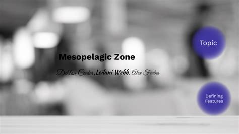 Mesopelagic Zone by Leilani Webb on Prezi