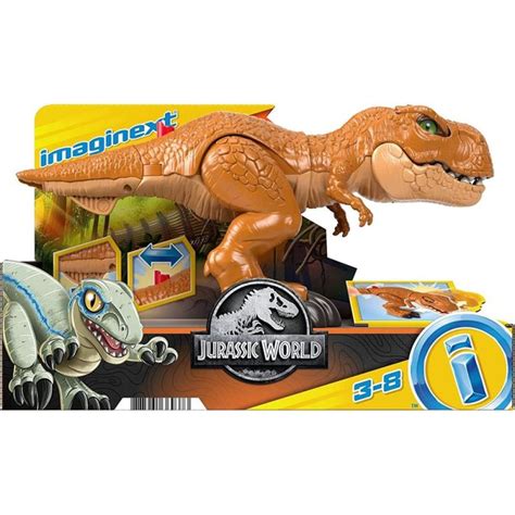 Imaginext Jurassic World Figuras De Acao T Rex Com Movimento