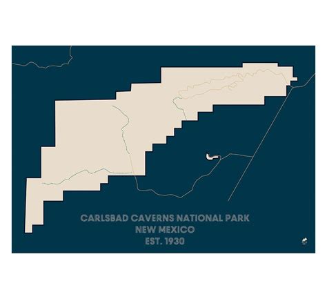 Carlsbad Caverns National Park Map | Carlsbad caverns national park ...