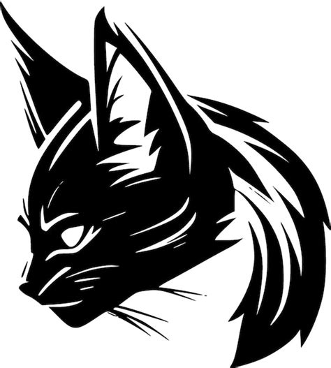 Premium Vector | Wildcat Minimalist and Simple Silhouette Vector ...