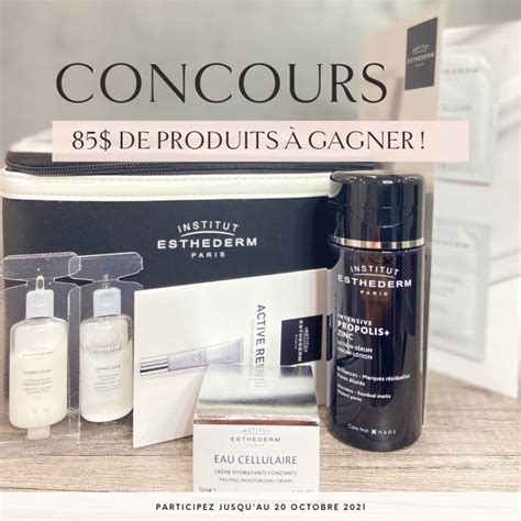 Concours Remportez Un Ensemble De Produits Beauté Esthederm Quebec