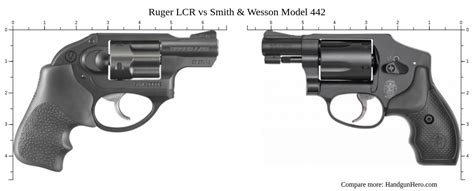 Ruger LCR Vs Smith Wesson Model 442 Size Comparison Handgun Hero