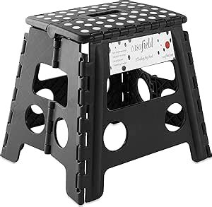 Amazon Casafield Folding Step Stool With Handle Black