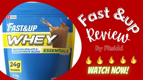 Whey Essential Review Fastandup Whey Essentials Protein Powder By