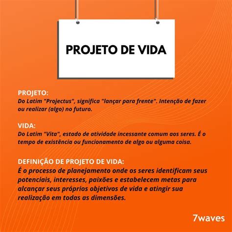 Projeto De Vida Objetivos De Vida Significado De Palavras