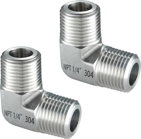 Amazon Beduan Stainless Steel Npt To Npt Male Degree